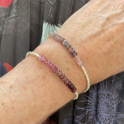 Pink Tourmaline bracelet